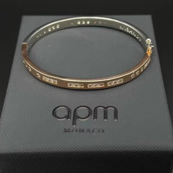 APM Monaco TOI MOI Morse Code Bangle - Picture 3 of 5